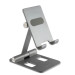4smarts Portable Desk Stand ErgoFix H21 - висококачествена алуминиева поставка за смартфони и таблети (сив) 2