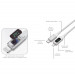 4smarts MFI DigitCord USB-C to Lightning Cable 30W - USB-C кабел към Lightning за Apple устройства (150 см) (бял) 8