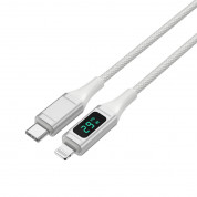 4smarts MFI DigitCord USB-C to Lightning Cable 30W - USB-C кабел към Lightning за Apple устройства (150 см) (бял)