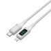 4smarts MFI DigitCord USB-C to Lightning Cable 30W - USB-C кабел към Lightning за Apple устройства (150 см) (бял) 1