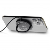 Torrii TorriiBolt USB-C Magnetic Snap Wireless Qi Charger 15W - поставка (пад) за безжично с поставка за зареждане за iPhone с MagSafe (черен)