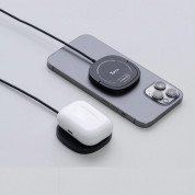 Torrii TorriiBolt USB-C Magnetic Snap Wireless Qi Charger 15W - поставка (пад) за безжично с поставка за зареждане за iPhone с MagSafe (черен) 5