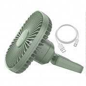 Baseus Natural Wind Magnetic Rear Seat Fan (CXZR-06) (green) 4
