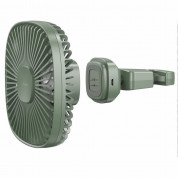 Baseus Natural Wind Magnetic Rear Seat Fan (CXZR-06) - USB вентилатор, прикрепящ се към седалката на кола (зелен) 2