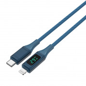 4smarts MFI DigitCord USB-C to Lightning Cable 30W - USB-C кабел към Lightning за Apple устройства (150 см) (син)