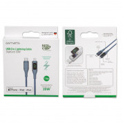 4smarts MFI DigitCord USB-C to Lightning Cable 30W - USB-C кабел към Lightning за Apple устройства (150 см) (син) 10