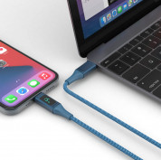 4smarts MFI DigitCord USB-C to Lightning Cable 30W - USB-C кабел към Lightning за Apple устройства (150 см) (син) 9