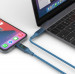 4smarts MFI DigitCord USB-C to Lightning Cable 30W - USB-C кабел към Lightning за Apple устройства (150 см) (син) 10