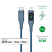 4smarts MFI DigitCord USB-C to Lightning Cable 30W - USB-C кабел към Lightning за Apple устройства (150 см) (син) 7