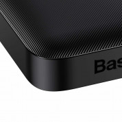 Baseus Bipow Digital Display Power Bank 20W 10000 mAh (PPDML-L01) - външна батерия с два USB-A и един USB-C изходи и технология за бързо зареждане (черен) 4