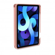 Torrii Torrio Plus Case - кожен кейс и поставка с отделение за Apple Pencil за iPad Air 5 (2022), iPad Air 4 (2020), iPad Pro 11 M1 (2021), iPad Pro 11 (2020), iPad Pro 11 (2018) (розов) 2