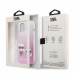 Karl Ikonik Karl and Choupette Case - дизайнерски кейс с висока защита за iPhone 13 (розов)  6