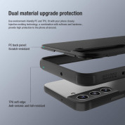 Nillkin Super Frosted Shield Case - удароустойчив хибриден кейс за Samsung Galaxy S22 (черен) 3