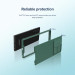 Nillkin CamShield Pro Case - хибриден удароустойчив кейс за Samsung Galaxy S22 Ultra (черен) 4