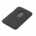 4smarts UltiMag ErgoFold Magnetic Kickstand Wallet - кожен портфейл (джоб) с вградена поставка за прикрепяне към iPhone с MagSafe (черен) 2