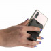4smarts UltiMag ErgoFold Magnetic Kickstand Wallet - кожен портфейл (джоб) с вградена поставка за прикрепяне към iPhone с MagSafe (черен) 9