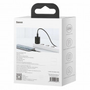 Baseus Super Si USB-C PD Wall Charger 25W (CCSP020101) - захранване за ел. мрежа с USB-C изход с технология за бързо зареждане (черен) 8