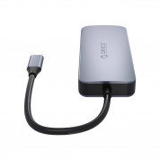 Orico USB-C 6-in-1 Hub - мултифункционален хъб за свързване на допълнителна периферия за устройства с USB-C (тъмносив) 3