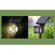 Blitzwolf Outdoor Solar LED Lamp with Dusk Sensor 1800mAh (black) 6