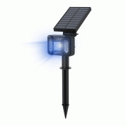 Blitzwolf Outdoor Solar LED Lamp with Dusk Sensor 1800mAh (black)