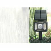 Blitzwolf Outdoor Solar LED Lamp with Dusk Sensor 1800mAh - външна соларна LED лампа с презареждаема батерия (черен) 5