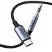 Ugreen CM450 USB-C to 3.5 mm Audio Cable - USB-C към 3.5 мм аудио кабел (100 см) (черен) 2
