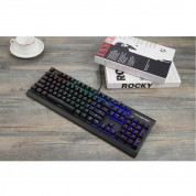 Motospeed Mechanical Gaming Keyboard CK76 - механична геймърска клавиатура с RGB подсветка (за PC и Mac) (черен) 6