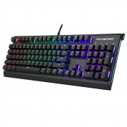 Motospeed Mechanical Gaming Keyboard CK76 - механична геймърска клавиатура с RGB подсветка (за PC и Mac) (черен)