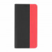 Prio Book Case - кожен калъф с поставка за Samsung Galaxy S22 (черен-червен) 2