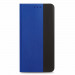 Prio Book Case - кожен калъф с поставка за Samsung Galaxy S22 (черен-син) 1