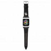 Karl Lagerfeld Karl Head PU Watch Strap  for Apple Watch 38mm, 40mm, 41mm (black)