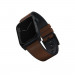 Uniq Straden Leather Hybrid Strap - хибридна каишка за Apple Watch 42мм, 44мм, 45мм, Ultra 49мм (кафяв) 1