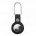 Guess PU Saffiano Script Dog Clip AirTag Case - стилен ключодържател от изкуствена кожа за Apple AirTag (черен) 1
