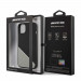 AMG Liquid Silicone Case - дизайнерски силиконов калъф за iPhone 13 (черен-сив) 6