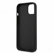 AMG Liquid Silicone Case - дизайнерски силиконов калъф за iPhone 13 (черен-сив) 4