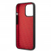 AMG Liquid Silicone Case - дизайнерски силиконов калъф за iPhone 13 Pro (черен-червен) 4