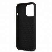 AMG Liquid Silicone Case - дизайнерски силиконов калъф за iPhone 13 Pro Max (черен-сив) 4