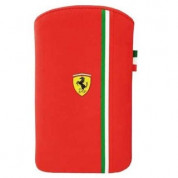 Ferrari Scuderia Series Pouch V3 -  кожен калъф за iPhone 4/4S (червен)