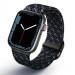 Uniq Aspen Adjustable Braided Band  - текстилна каишка за Apple Watch 42мм, 44мм, 45мм, Ultra 49мм (син) 1