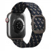 Uniq Aspen Adjustable Braided Band  - текстилна каишка за Apple Watch 42мм, 44мм, 45мм, Ultra 49мм (син) 2
