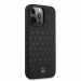 Mercedes-Benz Liquid Silicone Case - дизайнерски силиконов калъф за iPhone 13 Pro (черен) 3