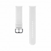 Samsung Leather Band 20mm (ET-SLR82MWE) for Samsung Galaxy Watch and 20mm watches (white)
