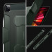Spigen Rugged Armor Pro Case - хибриден удароустойчив кейс с поставка за iPad Pro 11 M1 (2021), iPad Pro 11 (2020), iPad Pro 11 (2018) (тъмнозелен) 3