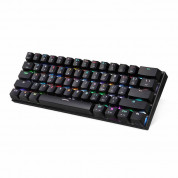 Motospeed Wireless Mechanical Gaming Keyboard CK62 - безжична механична геймърска клавиатура с RGB подсветка (за PC и Mac) (черен)