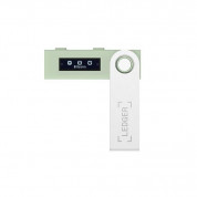 Ledger Nano S - хардуерен портфейл за криптовалути (зелен)
