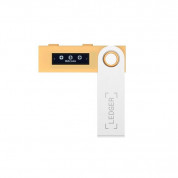 Ledger Nano S - хардуерен портфейл за криптовалути (жълт)
