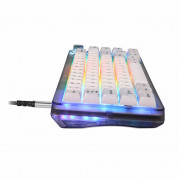 Motospeed Wireless Mechanical Gaming Keyboard CK69 - механична геймърска клавиатура с RGB подсветка (за PC и Mac) (бял) 1