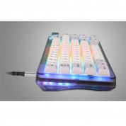 Motospeed Wireless Mechanical Gaming Keyboard CK69 - механична геймърска клавиатура с RGB подсветка (за PC и Mac) (бял) 10