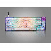 Motospeed Wireless Mechanical Gaming Keyboard CK69 - механична геймърска клавиатура с RGB подсветка (за PC и Mac) (бял) 9