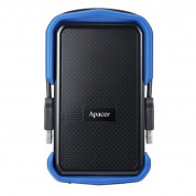Apacer AC631 2.5 inch USB 3.2 SATA HDD 1TB Military-Grade Shockproof Portable Hard Drive (black-blue)